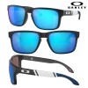 Oakley Holbrook Indianapolis Colts 2021 Sunglasses- Matte Black/Prizm Sapphire