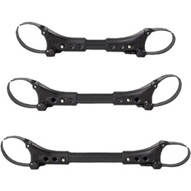 3Pcs Twin Stroller Connection Accessories,Stroller Pushchair Connector,Adjustable,Universal,Cart Connector,Combining 2 Strollers into1Twin Stroller (Black)