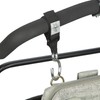 LÄSSIG Pushchair Attachment (Pack of 2) Velcro Hook Buggy Hooks