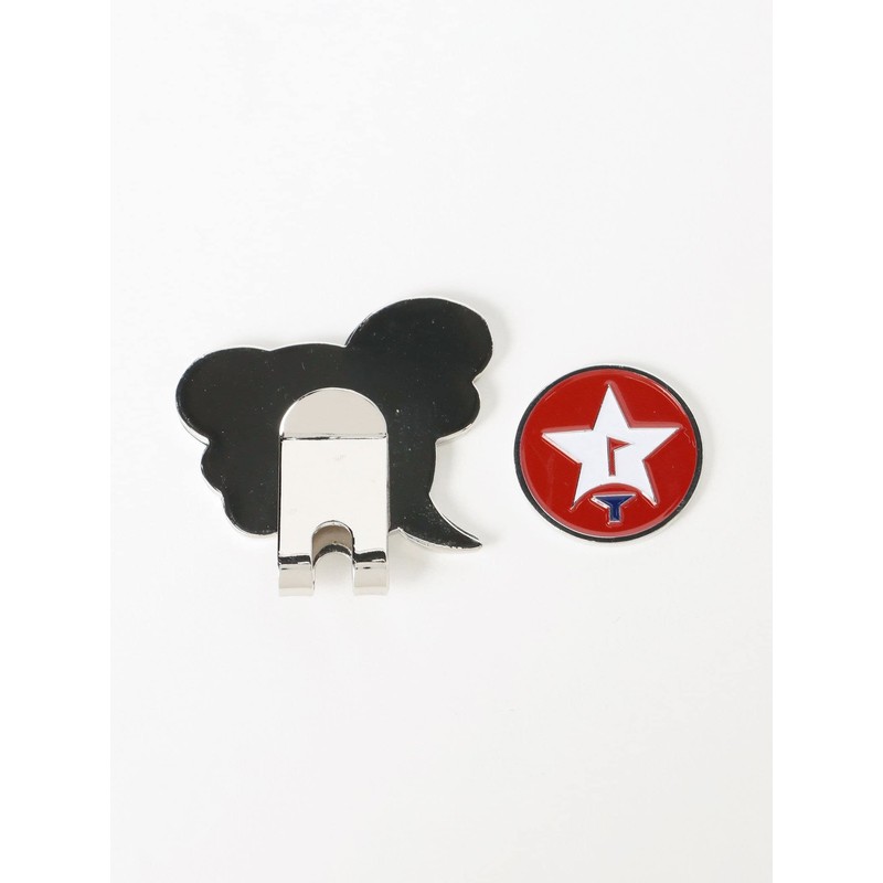 Beams Golf Short Sleeve TEE Clip Marker Script Men's Navy