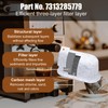 5pcs Coffee Maker Filter Replacement, Activated Charcoal Water Filter Pods