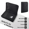 Car Document Holder, Glove Box Organiser with Full-Seal Zipper Pouch