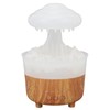Rain Cloud Humidifier 7 Colors Light Remote Control Wood Grain
