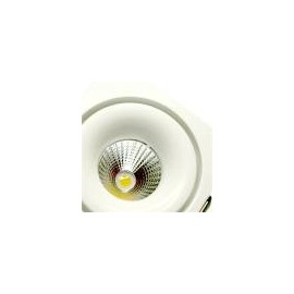 Lampenlux LED Recessed Spotlight Square White 7.5 x 7.5 230 V Warm White
