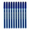 TOPGRIP Ballpoint Pens, BLUE, Fine Point (0.7mm), Pack of 10,