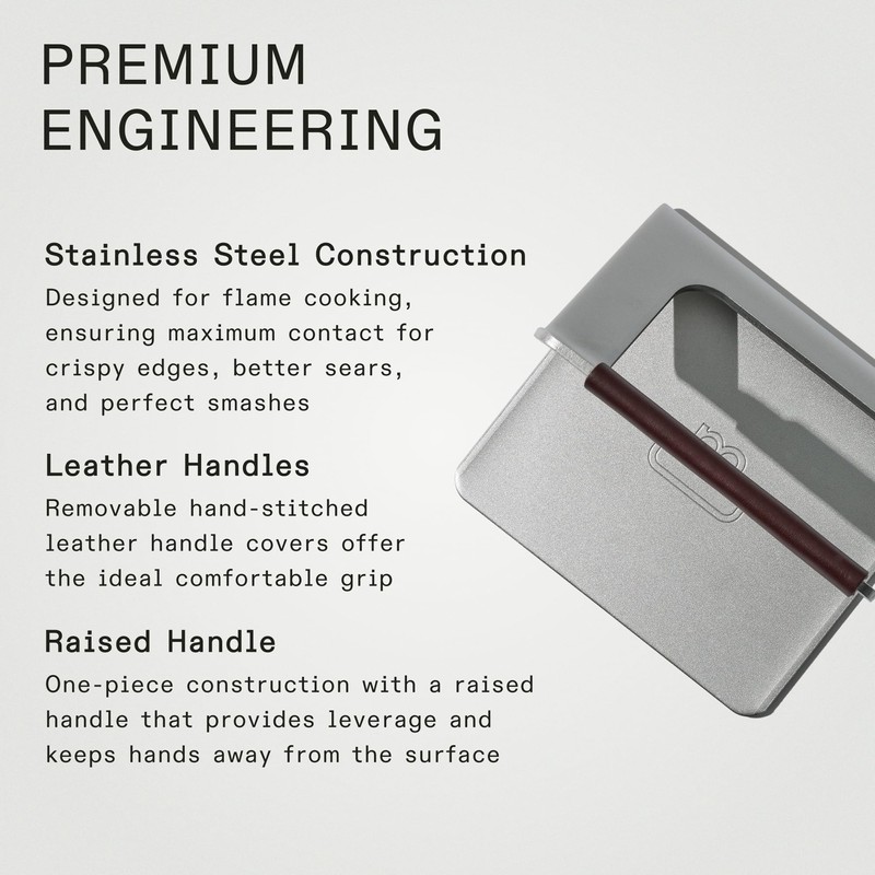Made In Cookware - Stainless Steel Grill Press - Removable