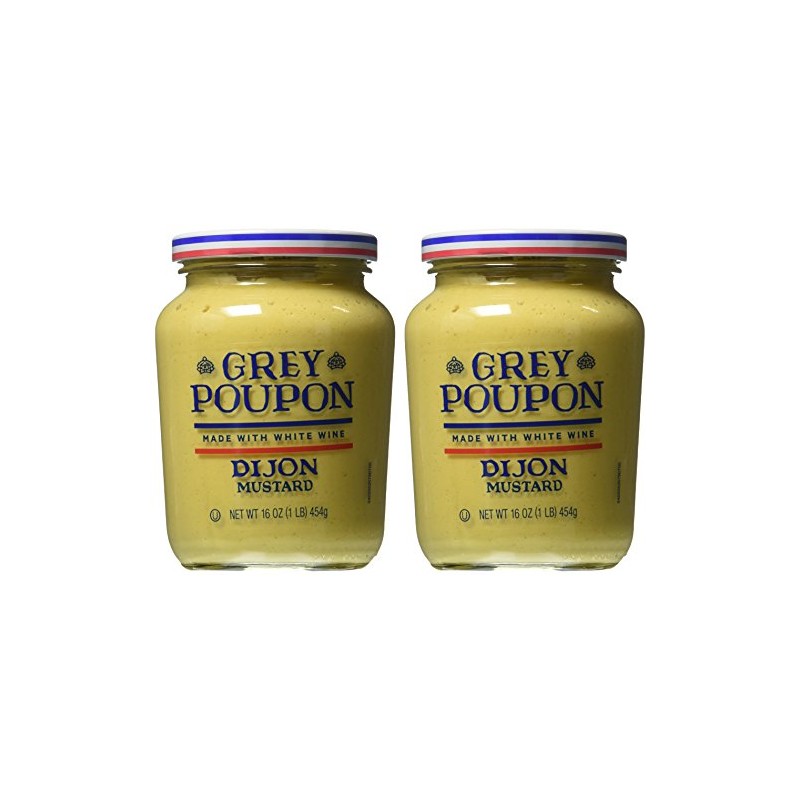 Grey Poupon Dijon Mustard-16 oz, 2 ct