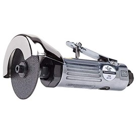 3 Inch Air Cut Off Tool Pneumatic With Wheel Grinder Sheet Metal Cutter Heavy Duty Reversible Air Utility Power Metal Cut Off Tool Kit Air Push Metal Cutting Tool