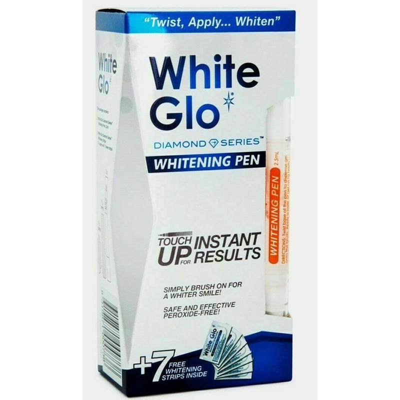 White Glo Diamond Series Whitening Pen with Strips