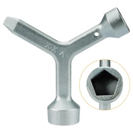Hugexpen Electric Meter Key MKF2 Curb Box Wrench for Meter Pit Lids and Water Meter Box and Curb Box(1PCS)