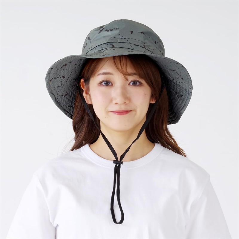 Nifty Colors Rain & UV Hat, Mountain Blackout UV Rain