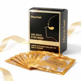 Parches De Oro De 24 Quilates Para Debajo De Los Ojos Para O
