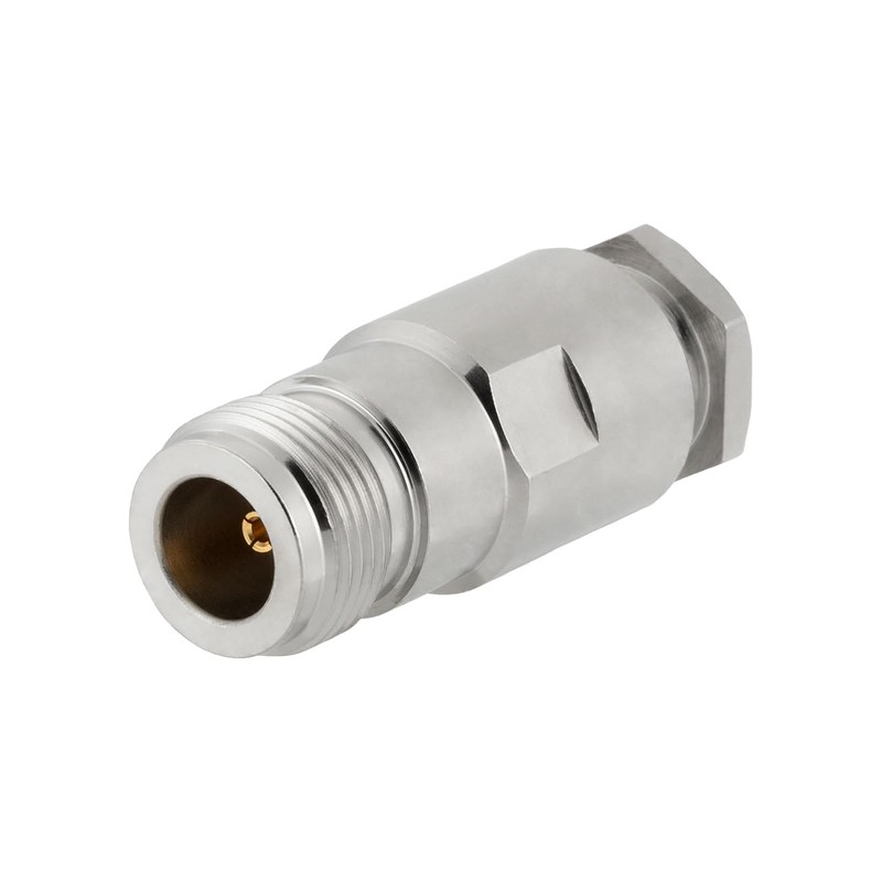 Vecys 5pcs N Female Kit Crimp RF Connector 50 Ohm