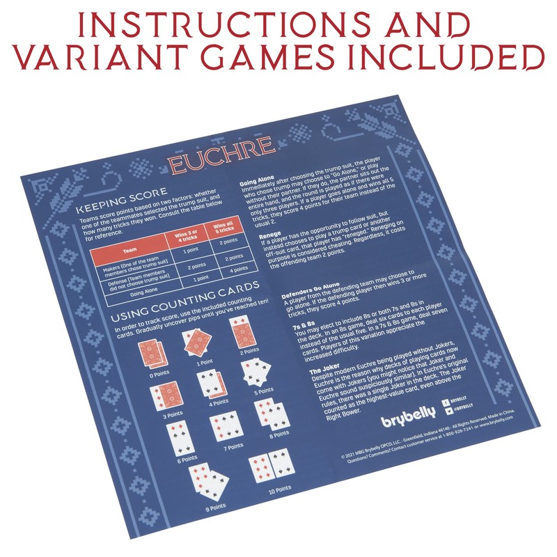 Euchre Playing Card Set