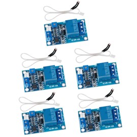 GERUI 5pcs XH-M131 Photoresistor Relay Module DC 5V 12V Light Control Switch Photo Resistance Relay Module Detection Sensor Automatic Light Control Switch with Cable (5, 12V)