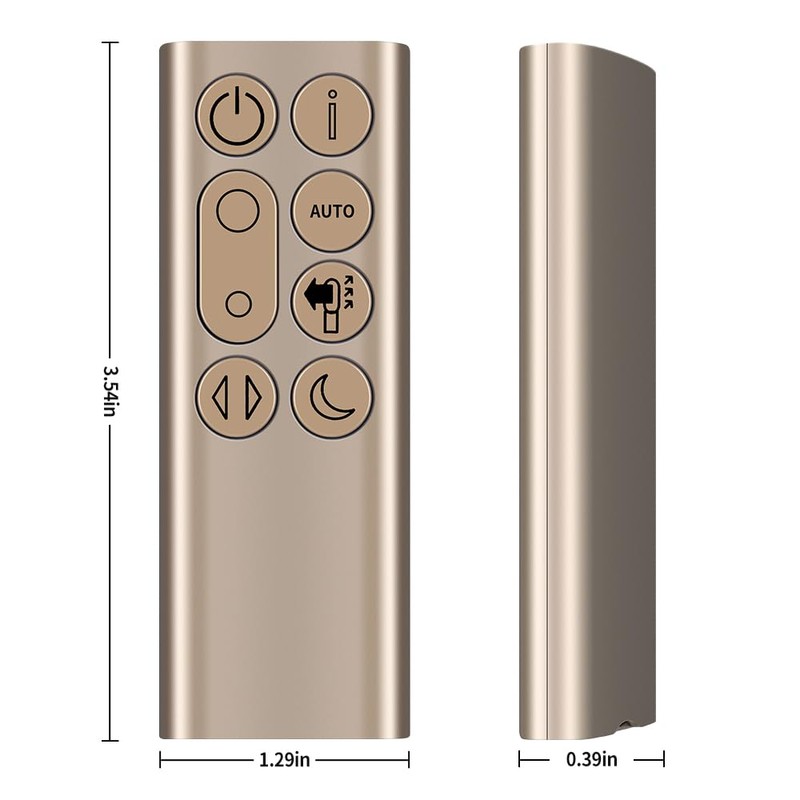 TCNOUMT Turmventilator Ersatzfernbedienung Kompatibel mit Dyson Pure Hot+Cool Luftreiniger Heizlüfter