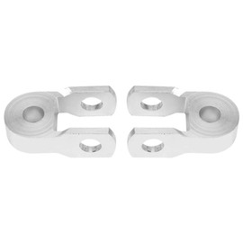 2 Stück Motorrad Stoßdämpfer, Universal Aluminiumlegierung Stoßdämpfer Heckstoßdämpfer Riser Höhenverlängerung(No Screw)