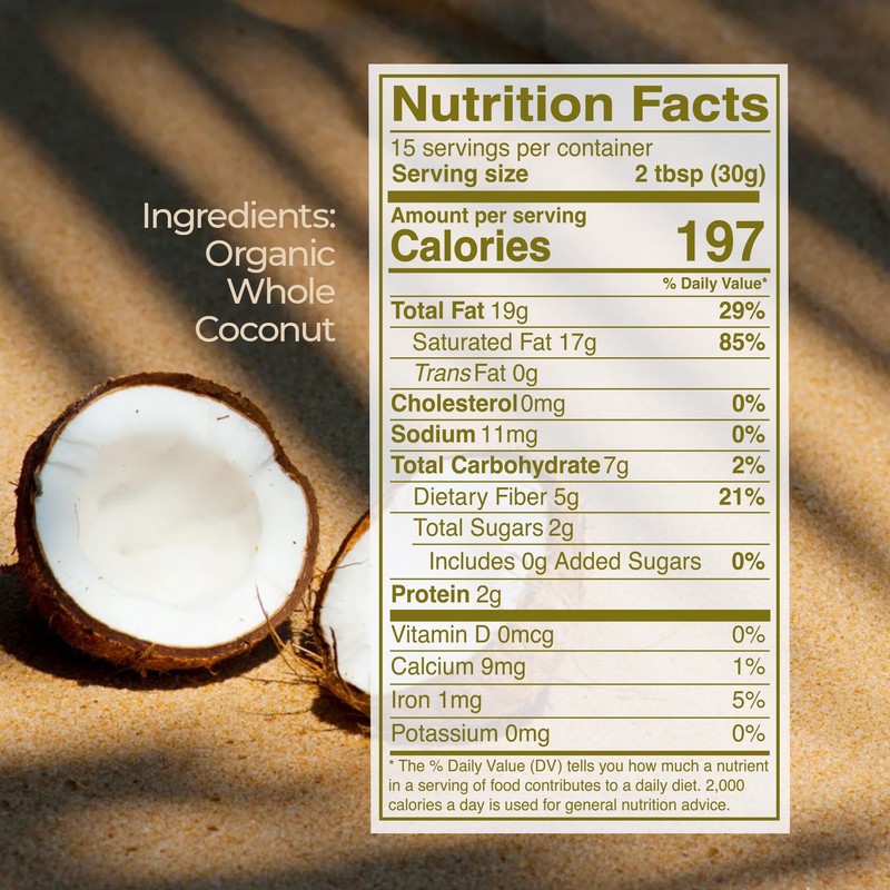 Kevala Organic Coconut Butter – Raw, Cold-Pressed Spread & Cream