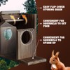 Gnodary Squirrel Feeders for Outside, Durable Squirrel House for Outdoor