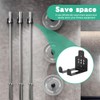 Barbell Wall Holder, Single Barbell wall Mount Hanger, Garage Gym