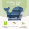 Delta Children Whale Bookcase - Greenguard Gold Certified, Blue