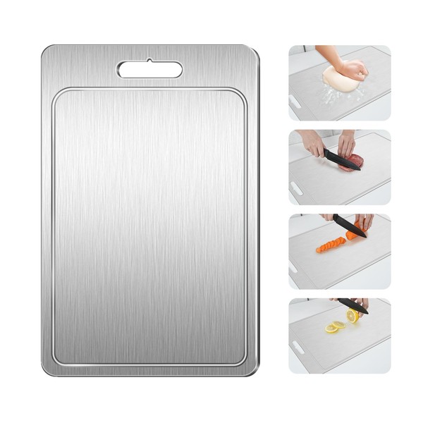 Titanium Cutting Board 100% Pure Titanium Cutting Boards With Juice