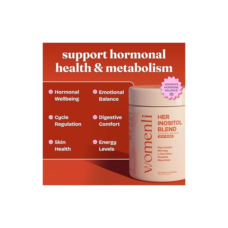 Her Inositol Blend | Myo-Inositol PCOS Supplement | 120 Vegan