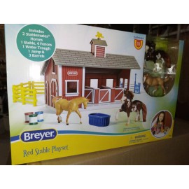 Breyer paint stablemate Red barn set NEW