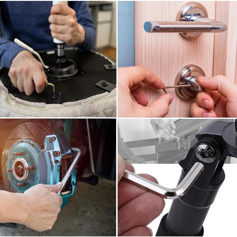 TOP-VIGOR 1Pcs 2mm Ball End Hex Key Wrench, L Shaped