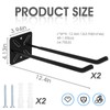2Pcs Heavy Duty Storage Hooks Garage Hooks and Tool Organizer,