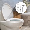 Toilet Seat Fittings, 1 Set Hinge Fixing Replacements, Toilet Seat