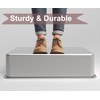 VehiGo Extra Large Metal Cat Litter Box, Stainless Steel Durable