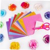 SEWACC 100 Pcs Glitter Origami Paper for Two Sided Pearly