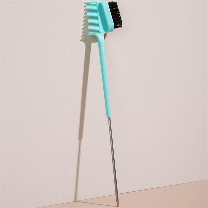Ouxuefen Hair Edge Brush with Tail Comb - Double Sided