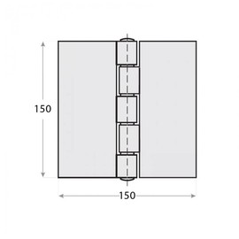 DMX - Weld-On Hinge Gate Hinges Weld-On Hinge - ZMC