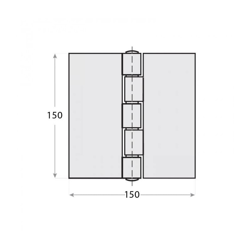 DMX - Weld-On Hinge Gate Hinges Weld-On Hinge - ZMC