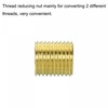 sourcing map Thread Reducing Nuts Insert M10 x 1mm Male