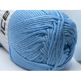 Ice Yarns Light Blue My Baby Yarn, Machine Washable, Machine Dryable DK Weight Acrylic 240 Yards (220 Meters) 3.53 Ounces (100 Grams)