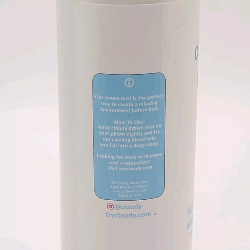 Cloudy Dream Mist Lavender + Aloe 4oz / 118mL -