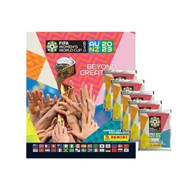 Panini Women's World Cup 2023 Sticker - 1 x Sticker Album + 5 x Sticker Bags