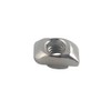 QWORK® 100 Pack M4 T-nut, Nickel-Plated Carbon Steel T Slot