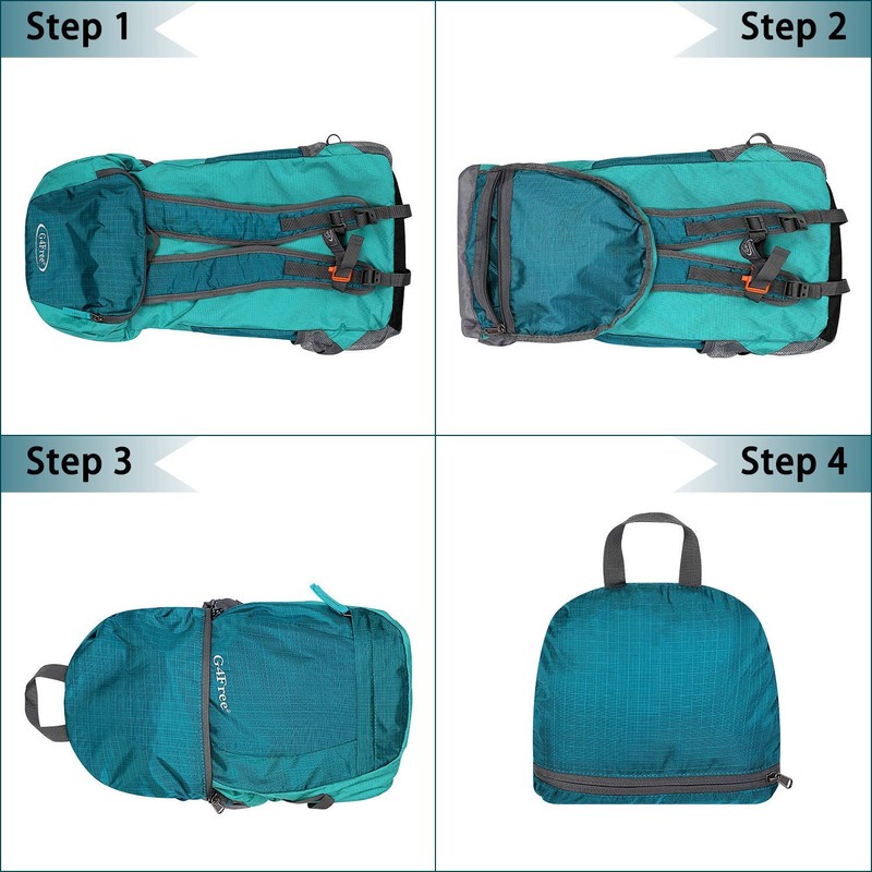 G4Free 40L Lightweight Foldable Hiking Backpack Travel Camping Trekking Daypack