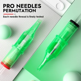 Urknall 20pcs #12 7RL 0.35mm Round Liners for Rotary Pen Machine