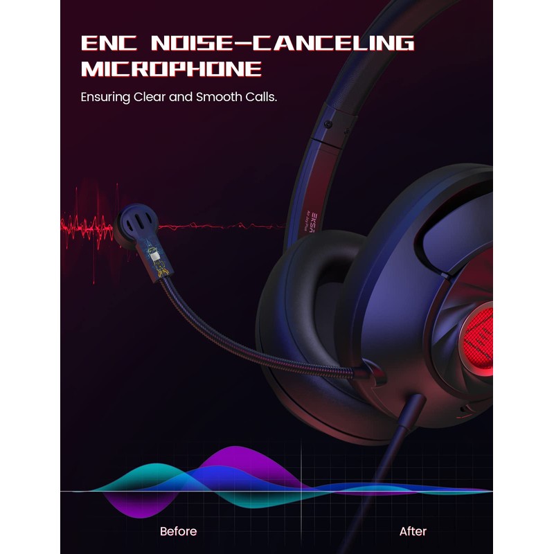 EKSA Super Light AirJoy Plus Over Ear Headphone