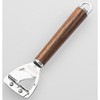 SUNCRAFT Corkscrew Can Opener, Made in Japan, Woody Time Natural