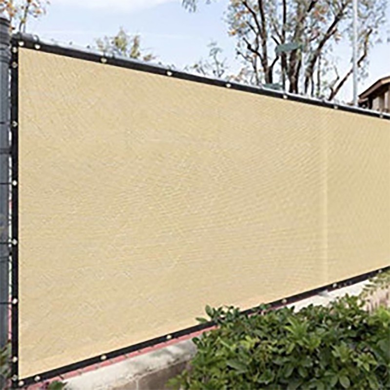 Balcony Screen Fence Beige Thickened Sun Prevention Private Protection Patio