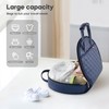 Amenpoki Portable Waterproof Leather Diaper Changing Pad Compact for Travel