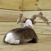 40cm Sitting Fabric Plush Reindeer Christmas Decoration / Ornament
