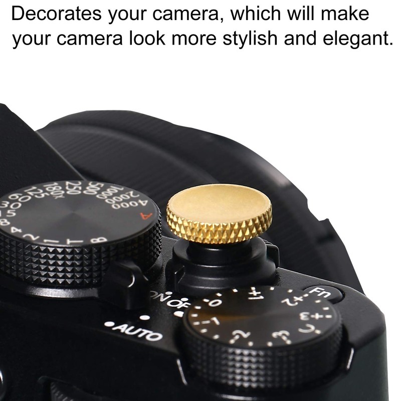 Soft Shutter Release Button, High-end Pure Copper Camera Shutter Button