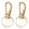 Metal Keychains Keyring Key Chain Ring Holder Organizer Clip Key